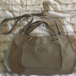 Authentic Tory Burch tote with crossbody strap